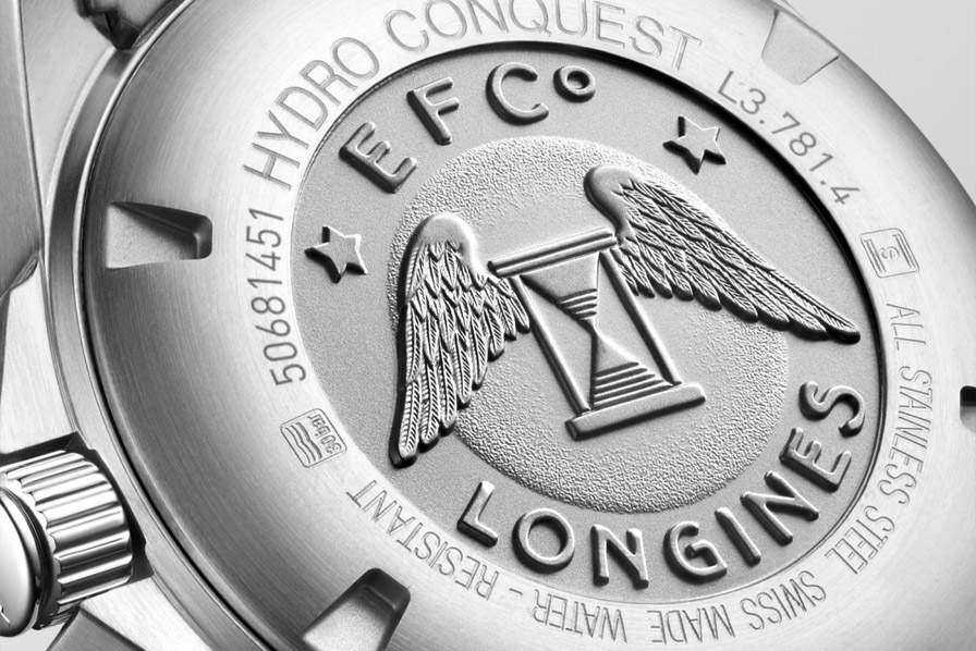 Calibre automático Longines L888.5 con espiral de silicio del HydroConquest
